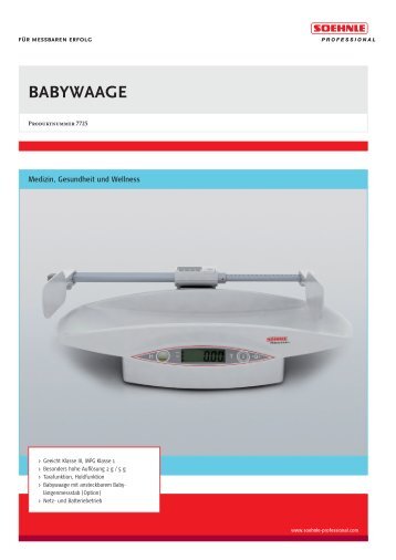 BABYWAAGE - Soehnle Professional