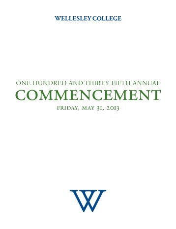 Program - Wellesley College