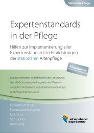 Katalog Expertenstandards StationÃƒÂ¤r - Standard Systeme