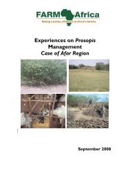 Experiences on Prosopis Management Case of Afar ... - Farm Africa