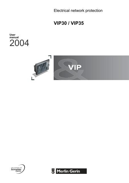 VIP30 and VIP35 - Schneider Electric