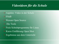 Videoideen fÃ¼r die Schule - iMedia