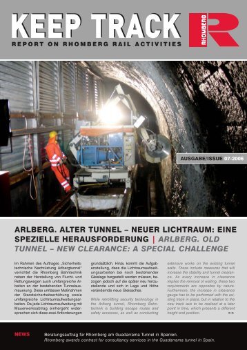 Download Keep Track Ausgabe 07_2006 - Rhomberg Bahntechnik