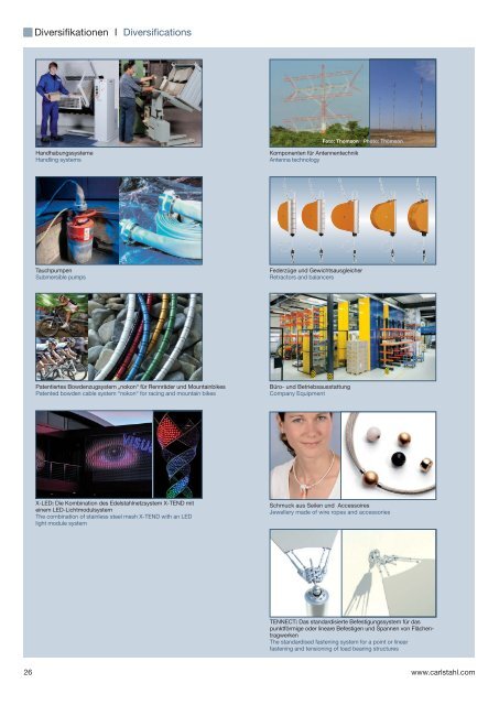 Unternehmensbroschüre Company Profile - Carl Stahl GmbH