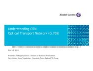 Understanding OTN Optical Transport Network (G.709) - Cvt-dallas.org