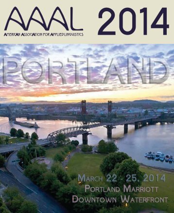 FINAL AAAL 2014 Conference Progam for Website