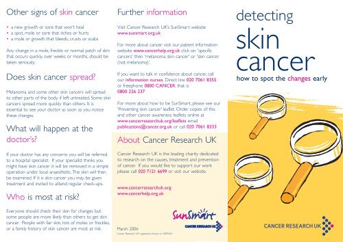 Skin Cancer Leaflet - GCMT