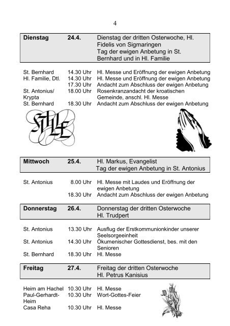 Pfarrblatt Nr. 6 -2012 - bei der Seelsorgeeinheit Pforzheim West