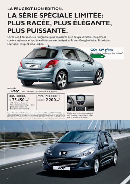 La nouveLLe PeuGeoT 207.