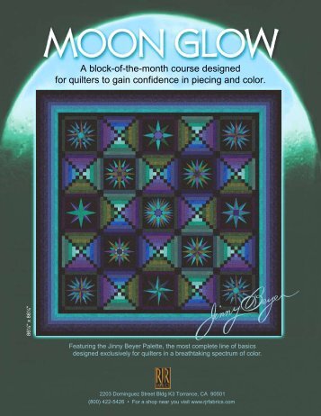 A block-of-the-month course designed for ... - Plum Creek Quilts