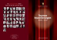 Tournee Inszenierungen - A-gon.de