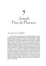 Joseph PÃ¨re de Pharaon