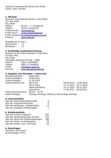 Deutsche Schulen in Ãgypten - Laenderschwerpunkte.de