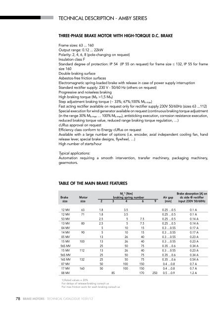 TECHNICAL CATALOGUE 2012 - AsEG Antriebstechnik GmbH