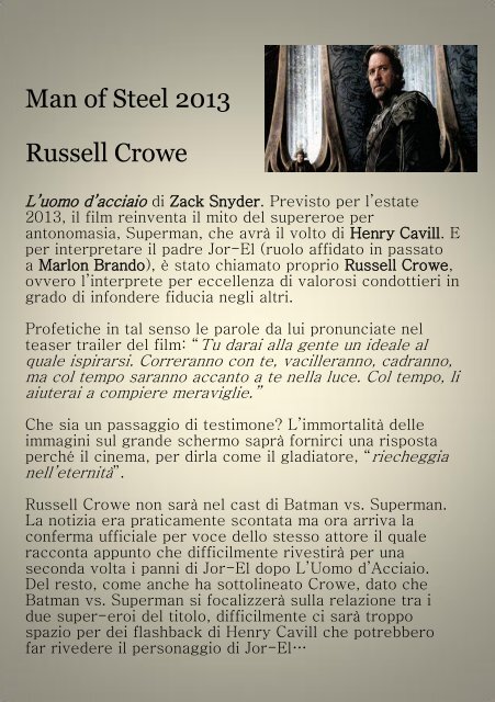Man of Steel 2013 Russell Crowe
