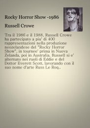 Rocky Horror Show -1986 Russell Crowe