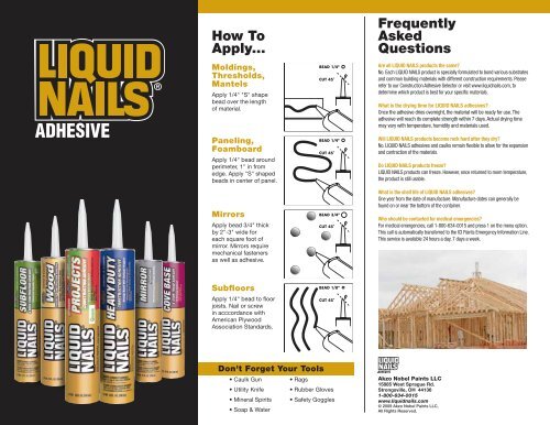 LIQUID NAILSÂ® is one of the most recognized brands of ...