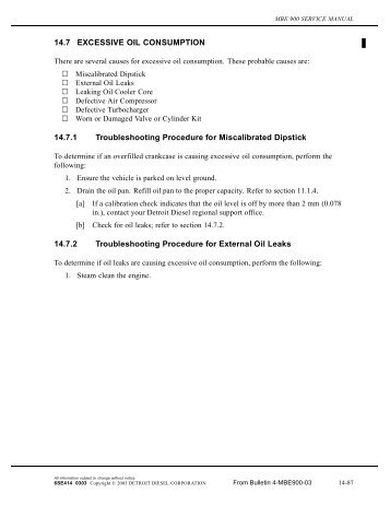 14.7 EXCESSIVE OIL CONSUMPTION 14.7.1 ... - ddcsn