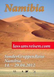 Namibia - lass uns reisen