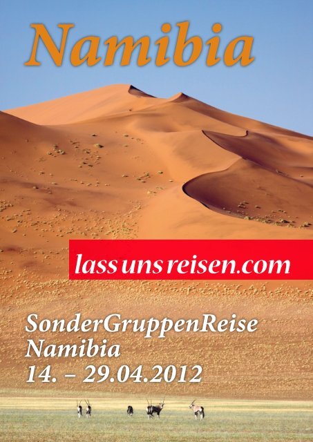 Namibia - lass uns reisen