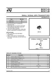 SMALL SIGNAL NPN TRANSISTOR