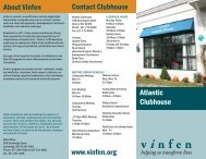 About Vinfen www.vinfen.org Atlantic Clubhouse Contact Clubhouse