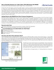 How to Develop Firmware for a Direct Drive TFT ... - Future Electronics