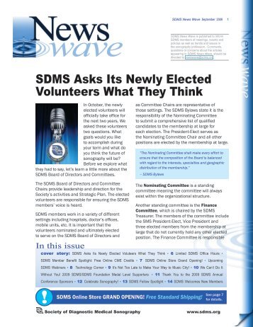 SDMS Online Store GRAND OPENING! - Society of Diagnostic ...