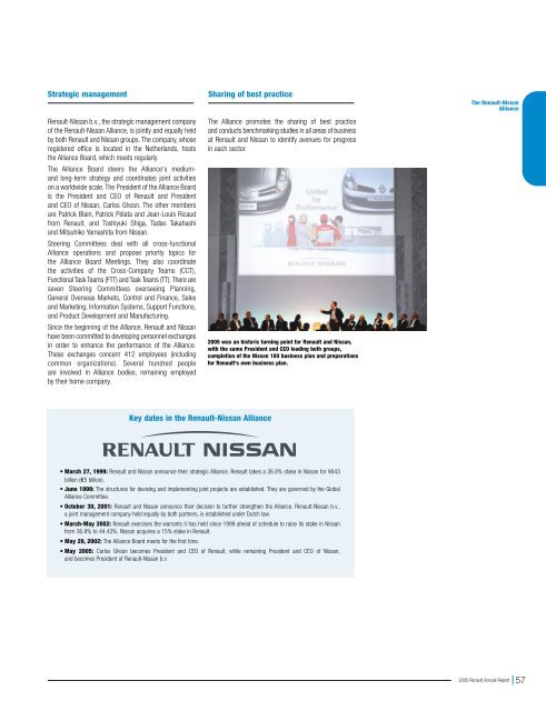 2005 ANNUAL REPORT - Renault