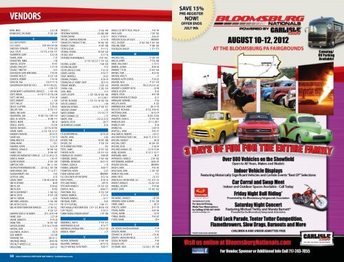 2012 ALL PETTY'S GARAGE MARKS USED ... - Carlisle Events