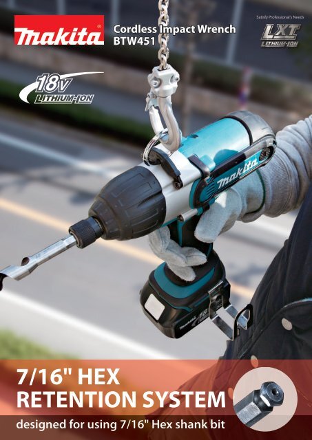 7/16" HEX RETENTION SYSTEM - Makita