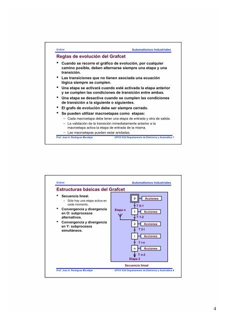 MetodologÃ­a de diseÃ±o de automatismos secuenciales: GRAFCET ...