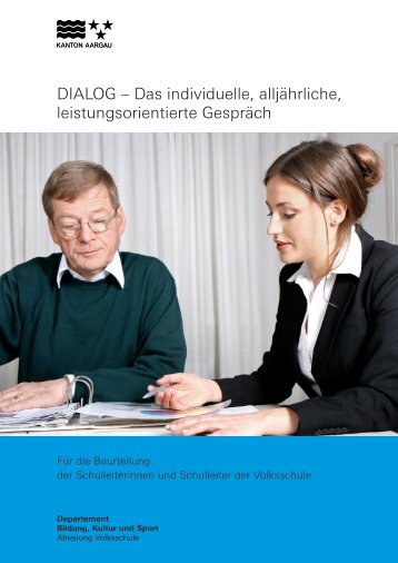 DIALOG â€“ Das individuelle, alljÃ¤hrliche, leistungsorientierte GesprÃ¤ch