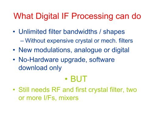 Software Defined Radio - G4JNT