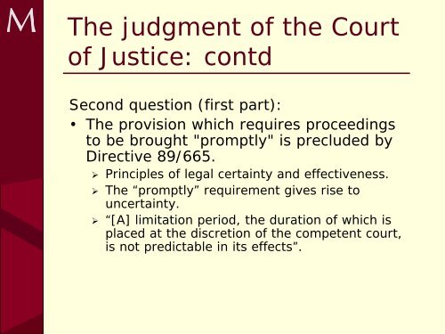 Case C-406/08 Uniplex (UK) Ltd v NHS Business ... - Olswang