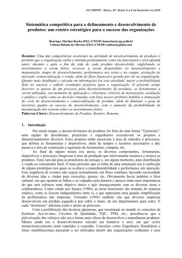 Instrues para autores - Simpep - Unesp