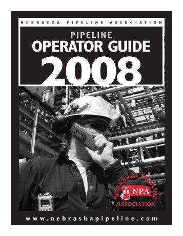 2008 NPA Pipeline Operator Guide - Region 5/6