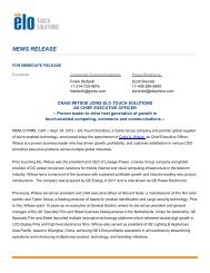 NEWS RELEASE