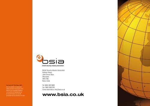 Security UK - British Security Industry Association