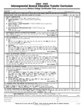 Csu-approved general education coursework