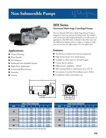 Non-Submersible Pumps - Franklin Electric