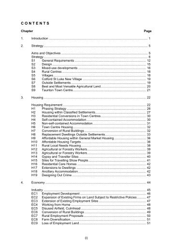 Taunton Deane Local Plan (1.8Mb) - Taunton Deane Borough Council