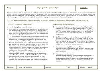 Bezug - Pflegen mit Konzept - StÃ¶sser Standard