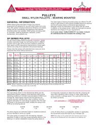 Small nylon pulleys