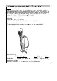 PUROTAP H2O demineralisiert EASY FÜLLAPPARAT - Elysator