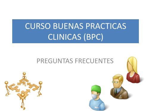 CURSO BUENAS PRACTICAS CLINICAS - CENDEISSS