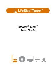 LifeSize Team User Guide - 323.tv