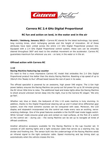 Carrera RC 2.4 GHz Digital Proportional