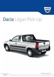 Dacia Logan Pick-Up - Daciamodellen.nl