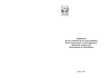 Reglamento de carga acadÃ©mica y administrativa del personal ...